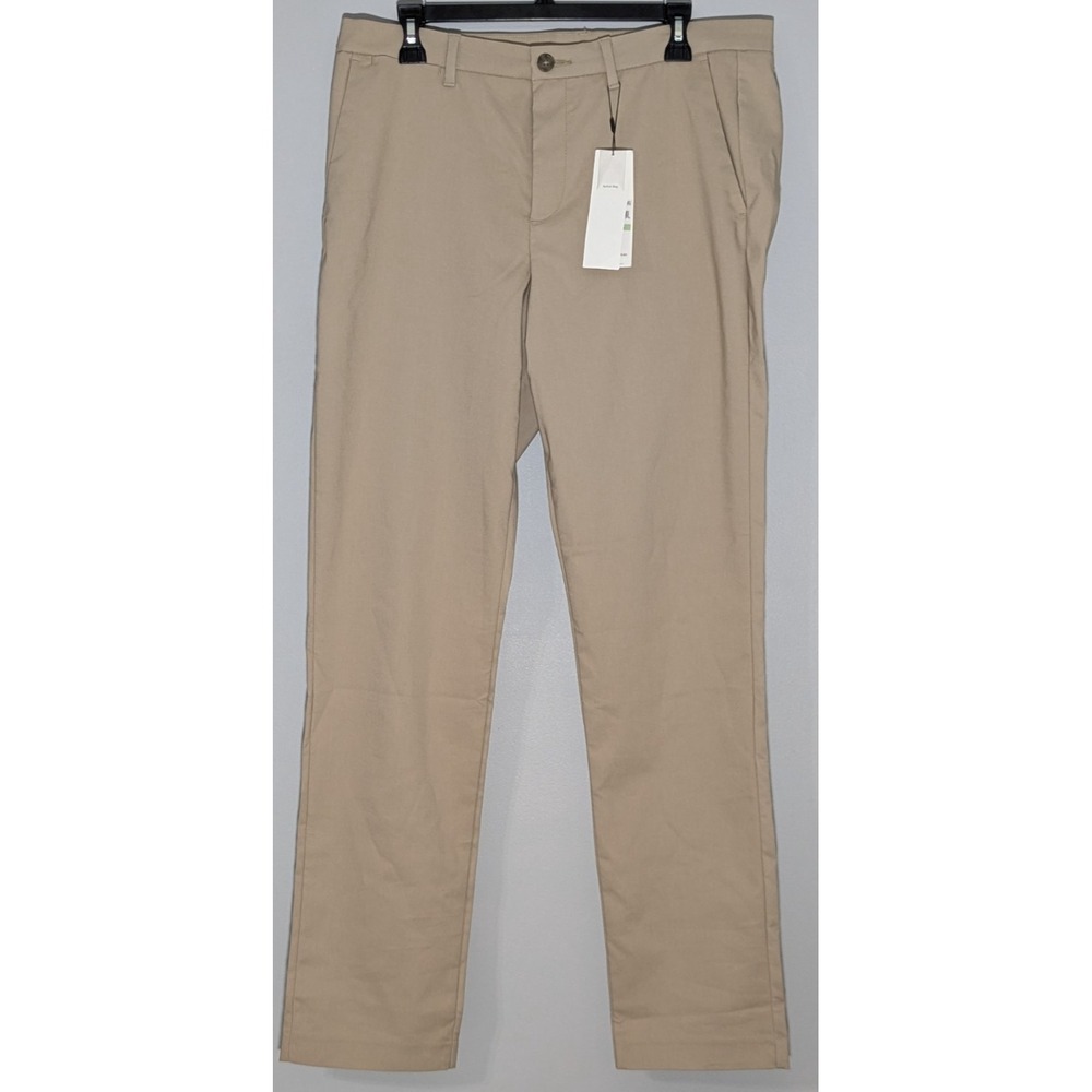 Calvin Klein Men's Modern Stretch Flex Waist Trouser Cantucci Tan W34x34 NWT
